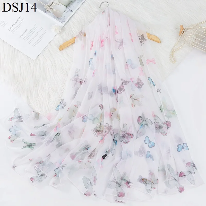 Женский Длинный шарф ELIfashion мягкая картина бабочки в Корейском стиле женские