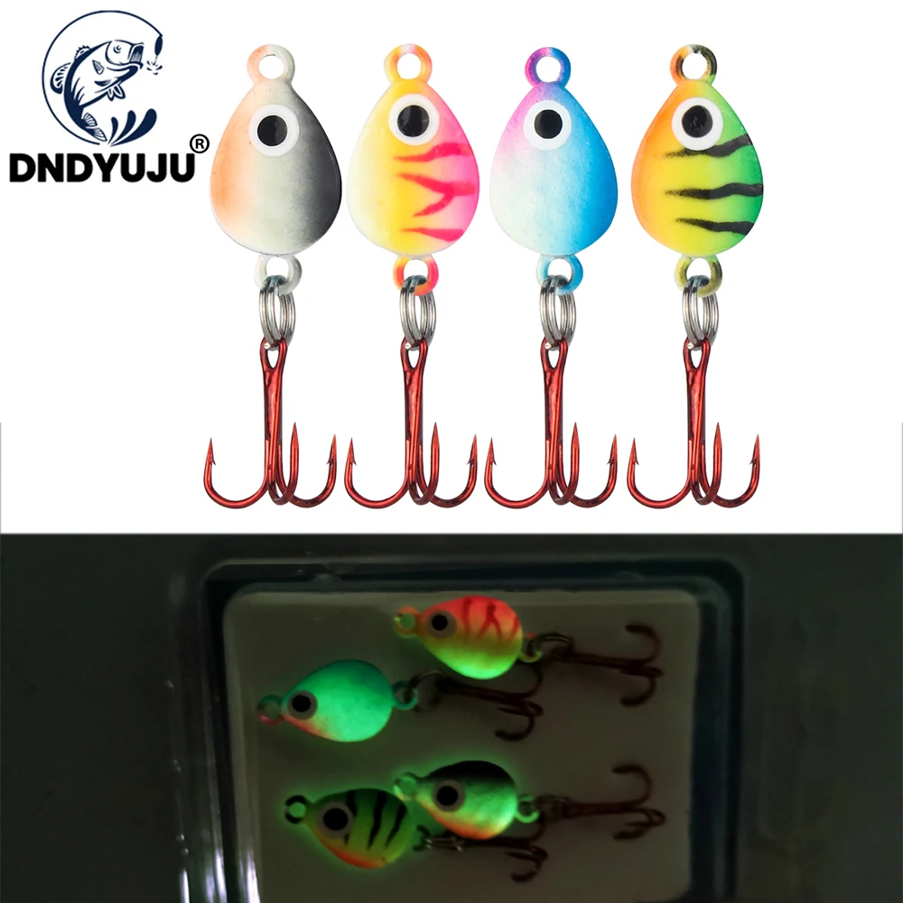 

DNDYUJU 4pcs/lot Mini Fishing Lures Set 35mm 3g Fishing With Three Anchor Hook Crankbait Wobbler Hard Bait Freshwater Bass Lure