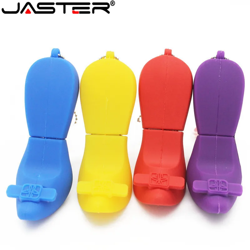 JASTER hot creative fashion Women's high heels real capacity USB flash drive 2.0 4GB/8GB/16GB/32GB/64GB memory stick | Компьютеры и