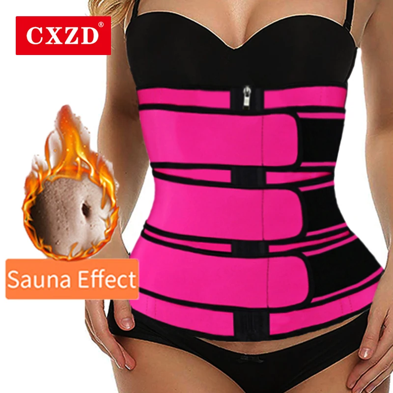 

Лидер продаж 2021 года, тренировочный Неопреновый Пояс CXZD на молнии для женщин, шейпер для тела, шейпер, одежда для фитнеса, сжигание жира