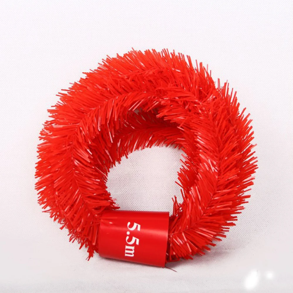 5 м Рождественская ротанговая зеленая/красная/фиолетовая/Розовая елка украшение