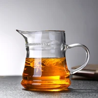300ml glass tea strainer cup heat resistant glass teapot with tea infuser milk tip mouth filter separator kitchen accessories