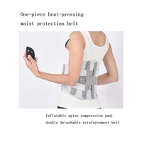 heat pressure protect waist belt airbag cushion warm comfortable breathable three cushions removable health care waist massage