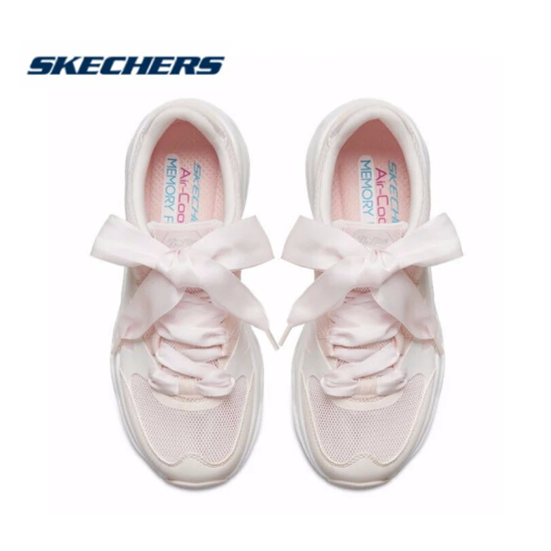Женские кроссовки на платформе Skechers Повседневные Дышащие теннисные туфли