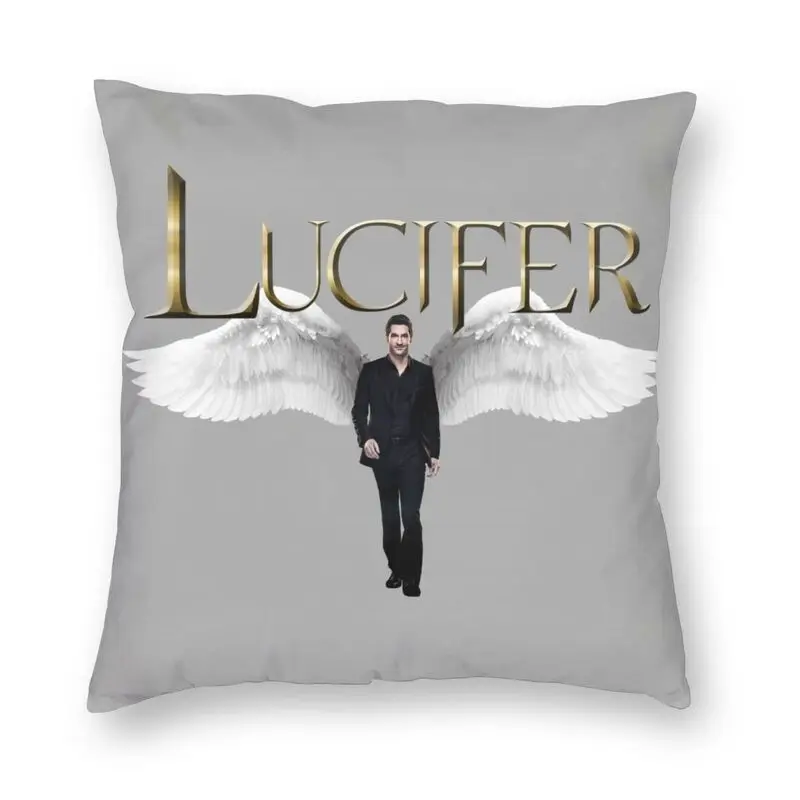 

Наволочка для подушки Lucifer Morningstar, домашняя декоративная наволочка для подушки, декоративная подушка для гостиной с двусторонним принтом
