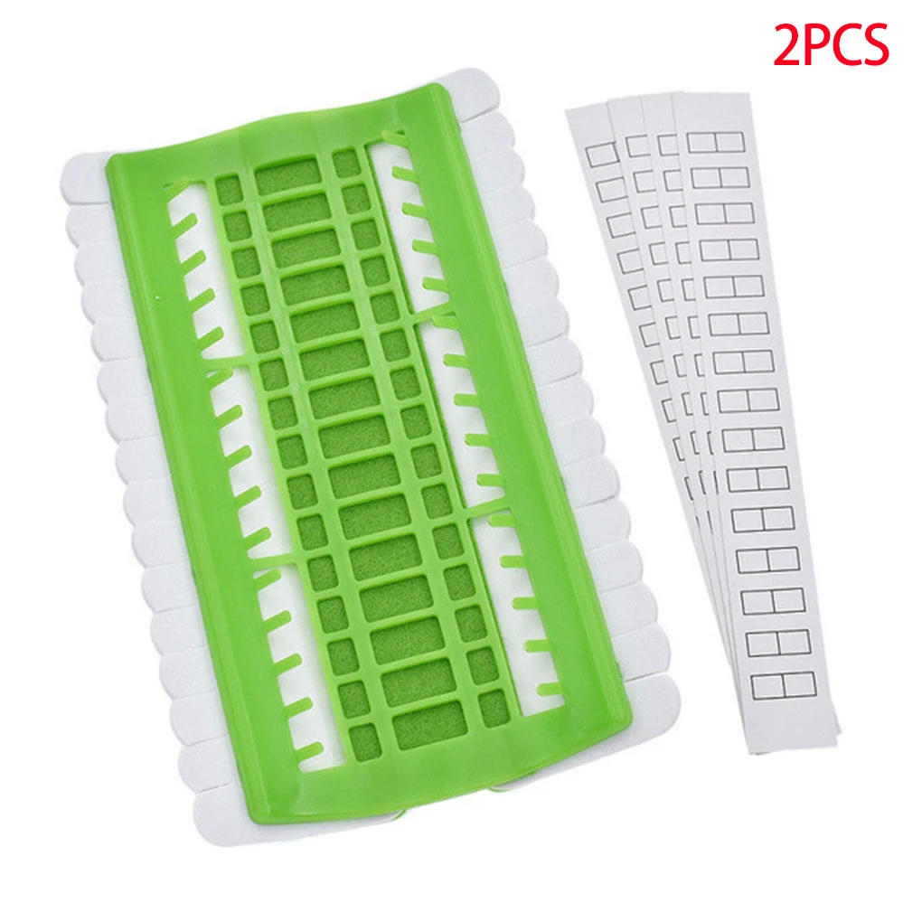 

2 Pieces Sewing Tools Crossing Stitch Row Line Tool Set Sewing Needles Holder Embroidery Floss Thread Organizer