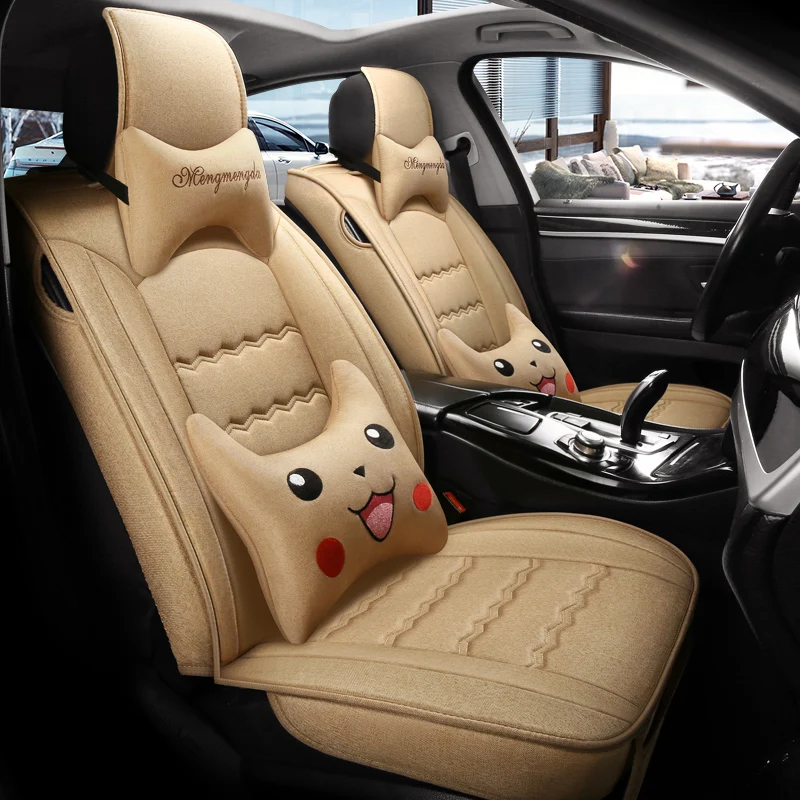 Покрытие для автокресла из льняного волокна Citroen c1 celysee ds3 c4 ds4 c5 ds5 c3 aircross c4aircross