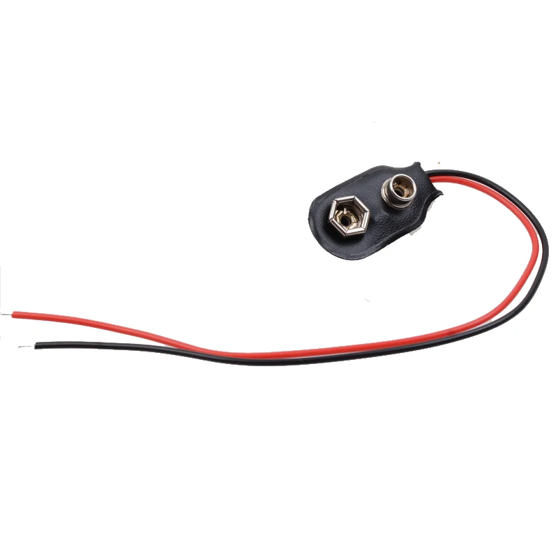 Зажим для аккумулятора 9 в 100 шт. разъемы свинцовый провод мягкая Пряжка