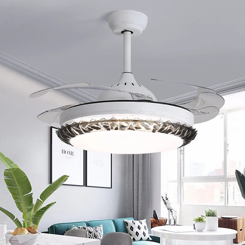 Fan Lights Invisible Ceiling Light Dining Room Living Bedroom Modern Simple Mute LED | Освещение