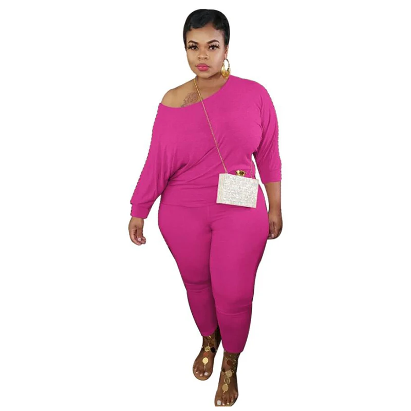

Casaul Two Piece Set Women Stacked Leggings Clothes for Women Outfits Tracksuit Female Spring Fall Clothes Plus Size 5XL