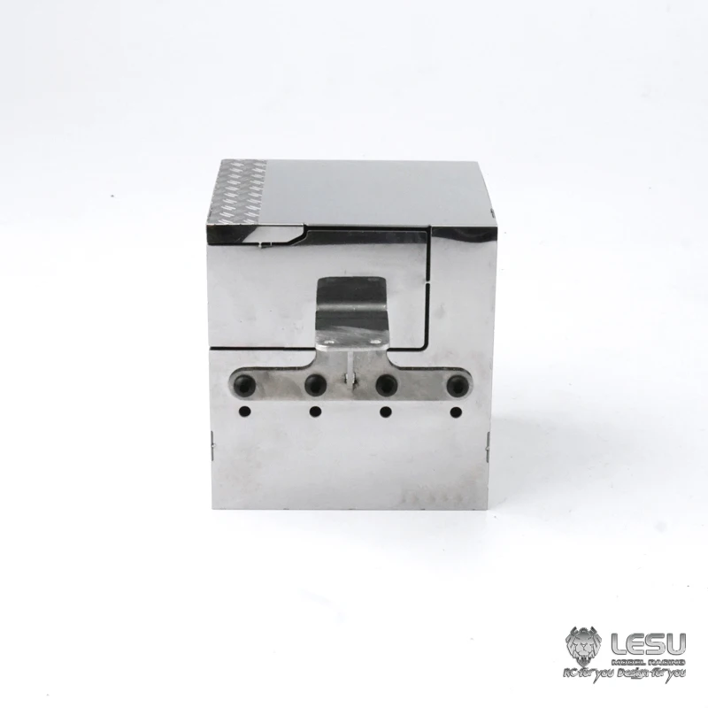 Металлическая открывающаяся коробка инструментов LESU для модели RC 1/14 TAMIYA MAN