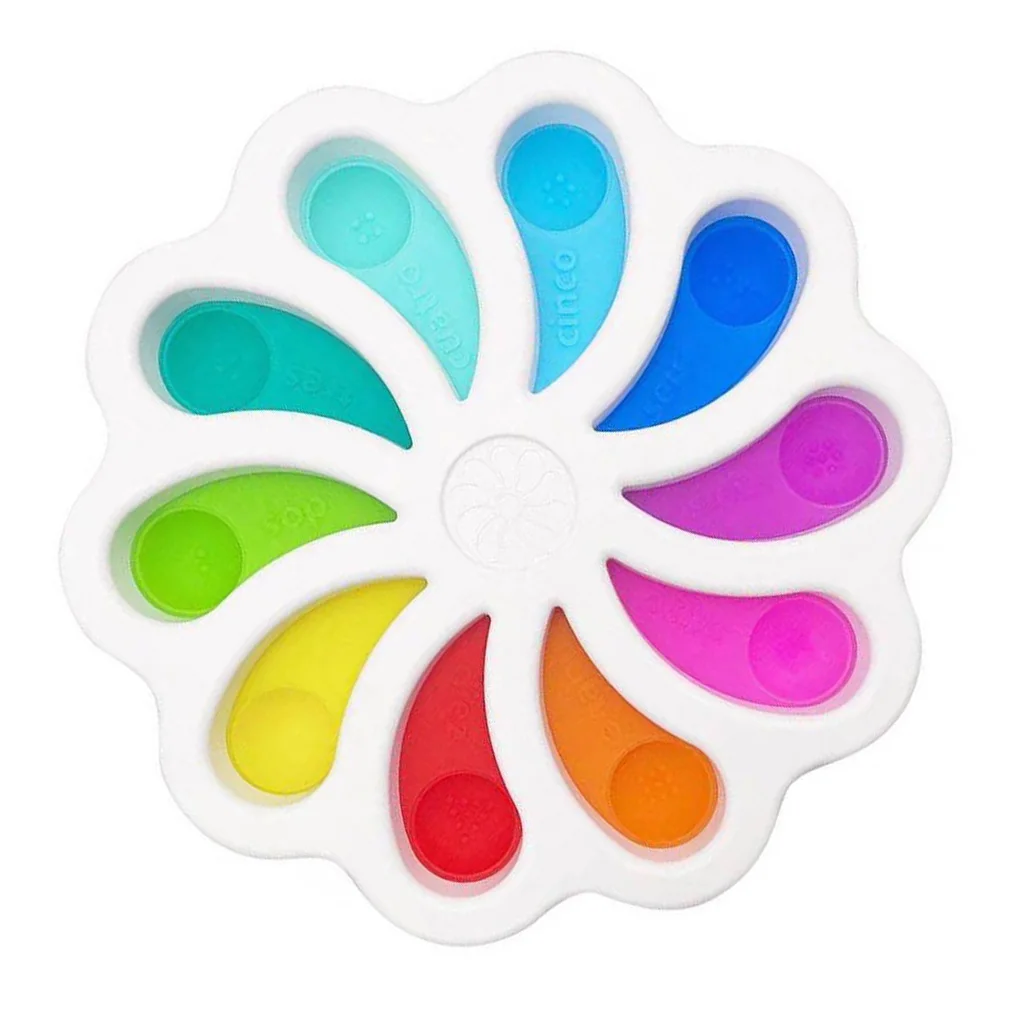 

Fidget Toy Kids Stress Anxiety Relief Push Bubble Toy Silicone Pop Bubble Fidget Anti-stress Tool