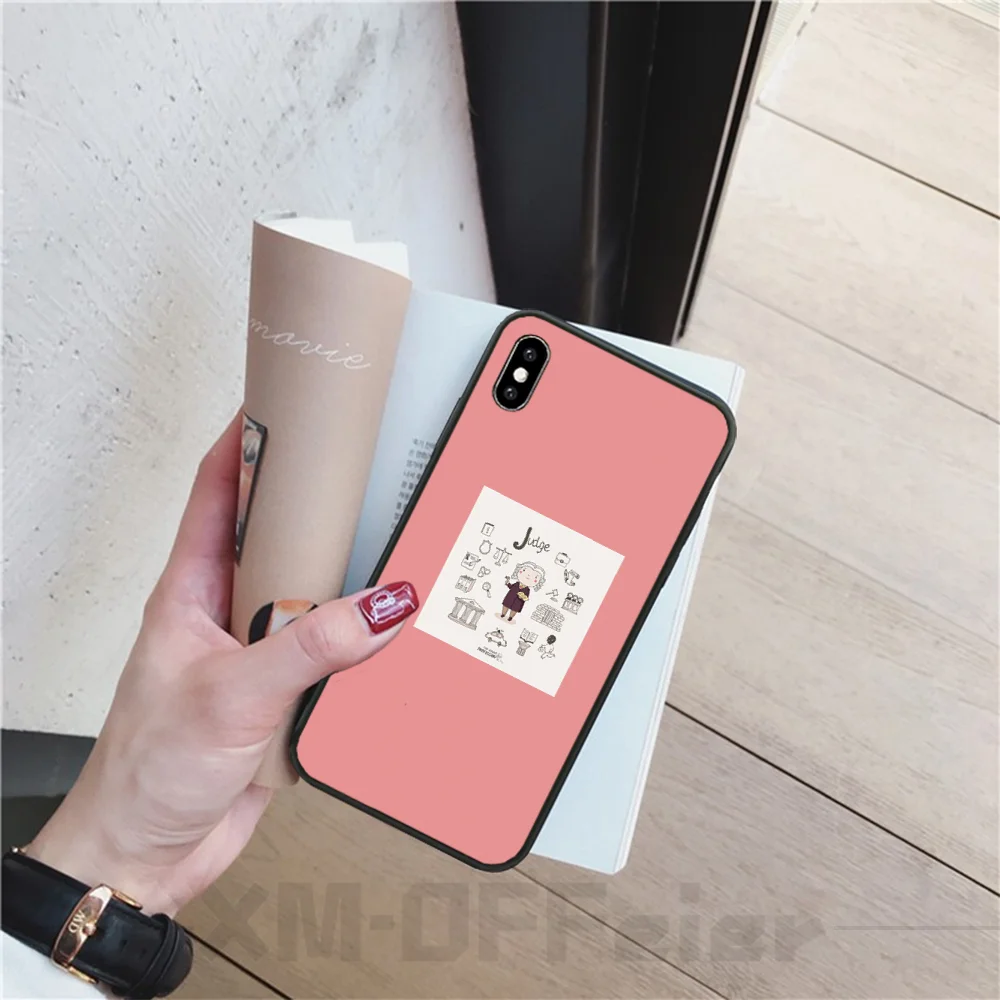 BaweiTE милый профессиональный черный мягкий чехол для телефона iPhone 11 pro XS MAX 8 7 6 6S Plus X