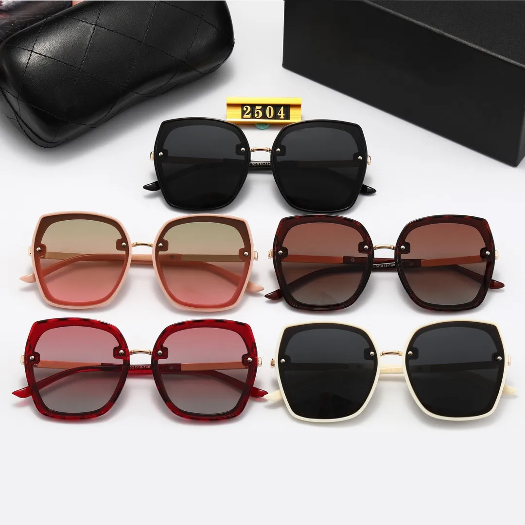 

2504 Female Trend Sunglasses Women 2021 Female Models Full Frame Oversized Sunglasses Retro Glasses Brand Designer UV400
