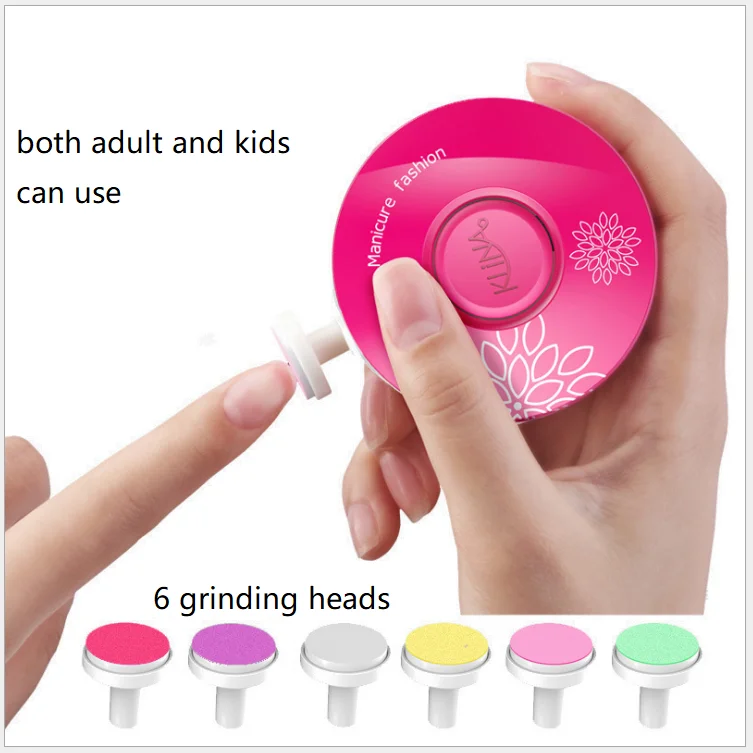 Новый электрический триммер для ногтей детей и взрослых инструмент полировки 2021