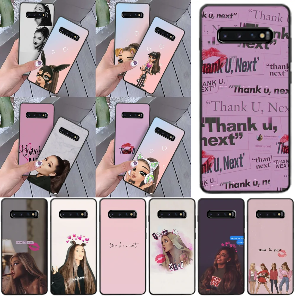 BaweiTE Thank U Next Ariana Grande цветной милый чехол для телефона Samsung S9 plus S5 S6 edge S7 S8 S10 E