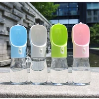 new 400ml pet water bottle portable bottle for small large dogs travel puppy drinking bowl outdoor water pet product