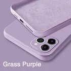 Роскошный оригинальный квадратный жидкий силиконовый чехол для iPhone 12 11 Pro Max Mini XS X XR 6 7 8 Plus SE 2020, мягкий чехол ярких цветов