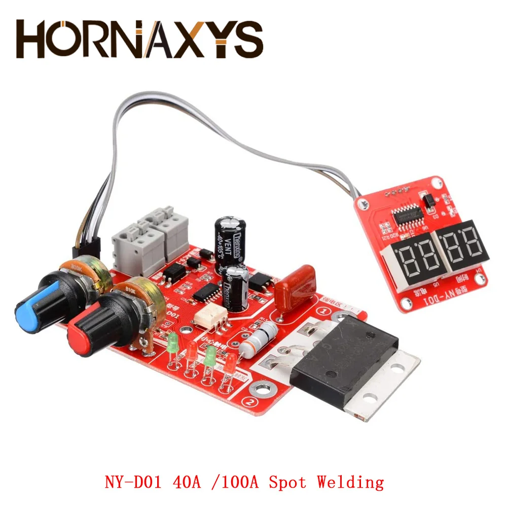 

Spot Welding Machine 40A/100A Control Board Welder AC 110V 220V to 9V Transformer Controller Board Timing Current Time Current
