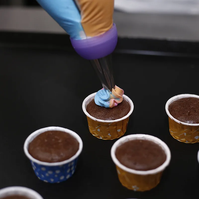 В стиле Icing отсадочный мешок насадка конвертер трехцветный Соединительный