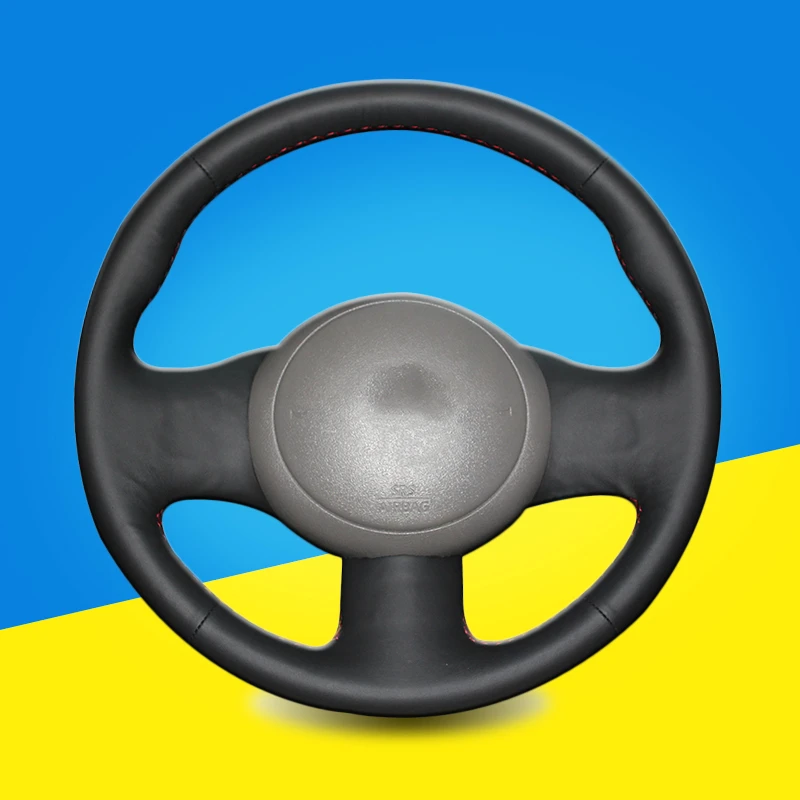 Авто оплетка на рулевое колесо Крышка для Nissan Sunny DIY Ручная прошитая