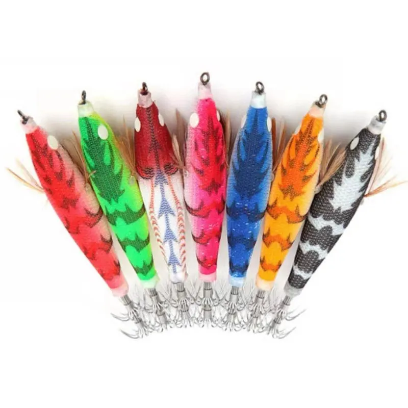 10 шт. джиг-кальмар приманка для рыбалки крючок зонтичного кальмара