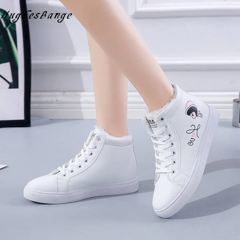 Женская обувь удобная бархатная водонепроницаемая из хлопка с рисунком