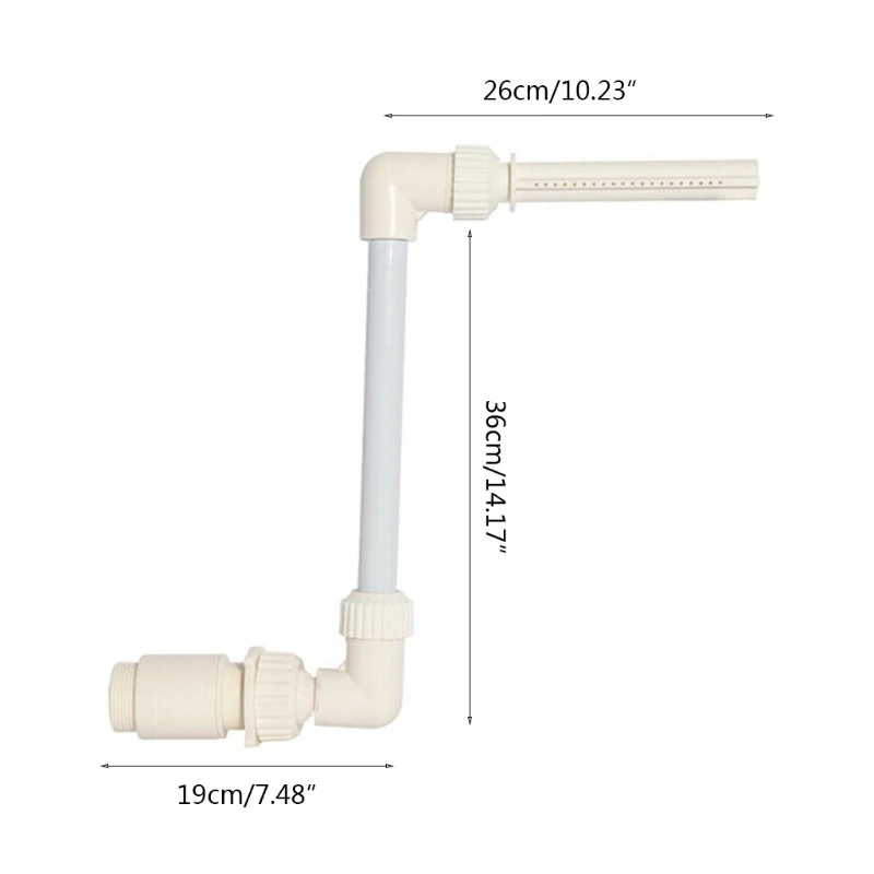 

Waterfall Pool Fountain Spray,Pool Spa Fountain with Adjustable Spray Height and Direction to 5m/14ft