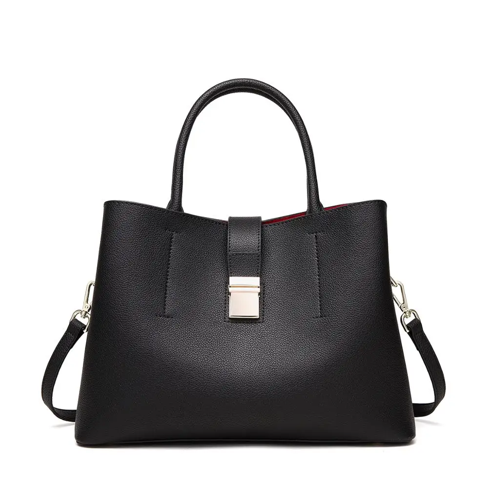 Женская сумка тоут NEVEROUT большая через плечо с верхней ручкой на молнии и застежке