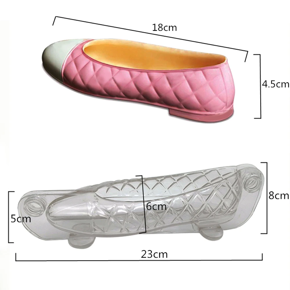 3D детская пластиковая форма для обуви шоколада из поликарбоната шоколада|Формы