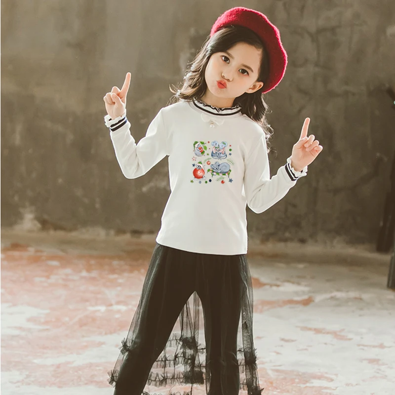 Милые полосатые термо-Стикеры для одежды с изображением мышки всей семьи.