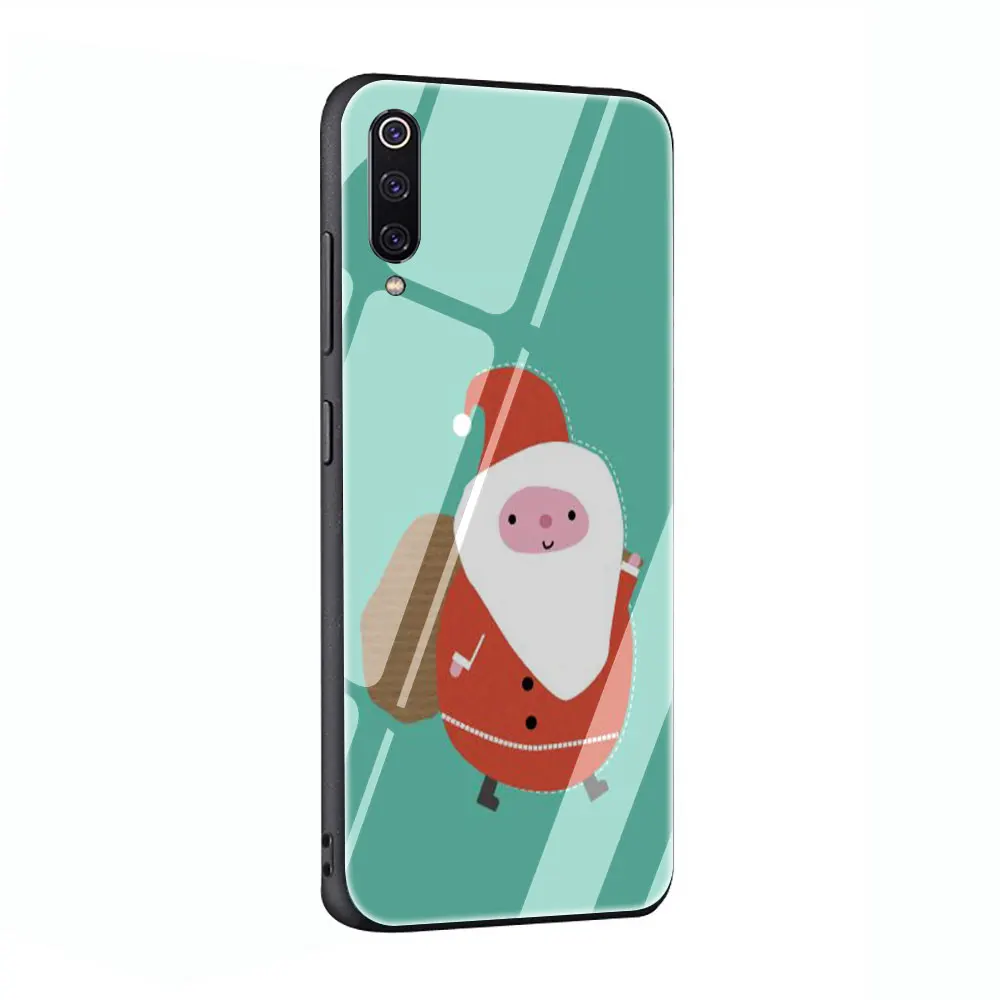 G11 Рождество закаленное Стекло чехол для телефона чехол для Xiaomi mi 8 9 A1 5X A2 6X Red mi 4X 6A Примечание 5 6 7 Pro Pocophone F1 - Цвет: G11