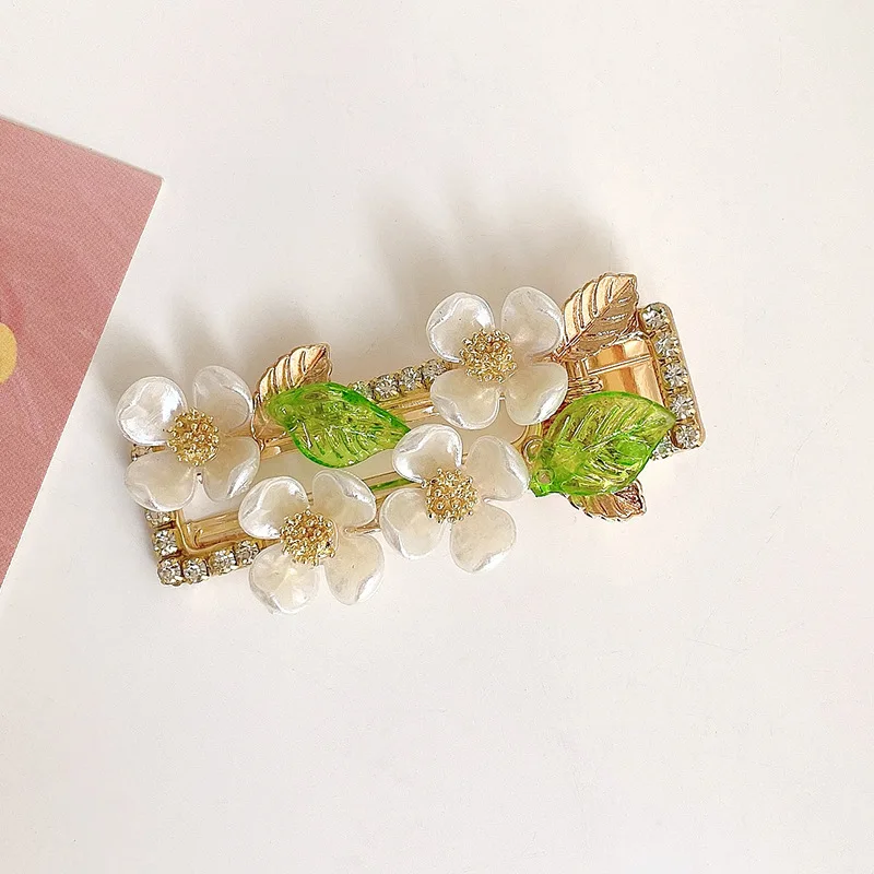 Заколка для волос в виде цветка заколка с боковым зажимом Carson темпераментные