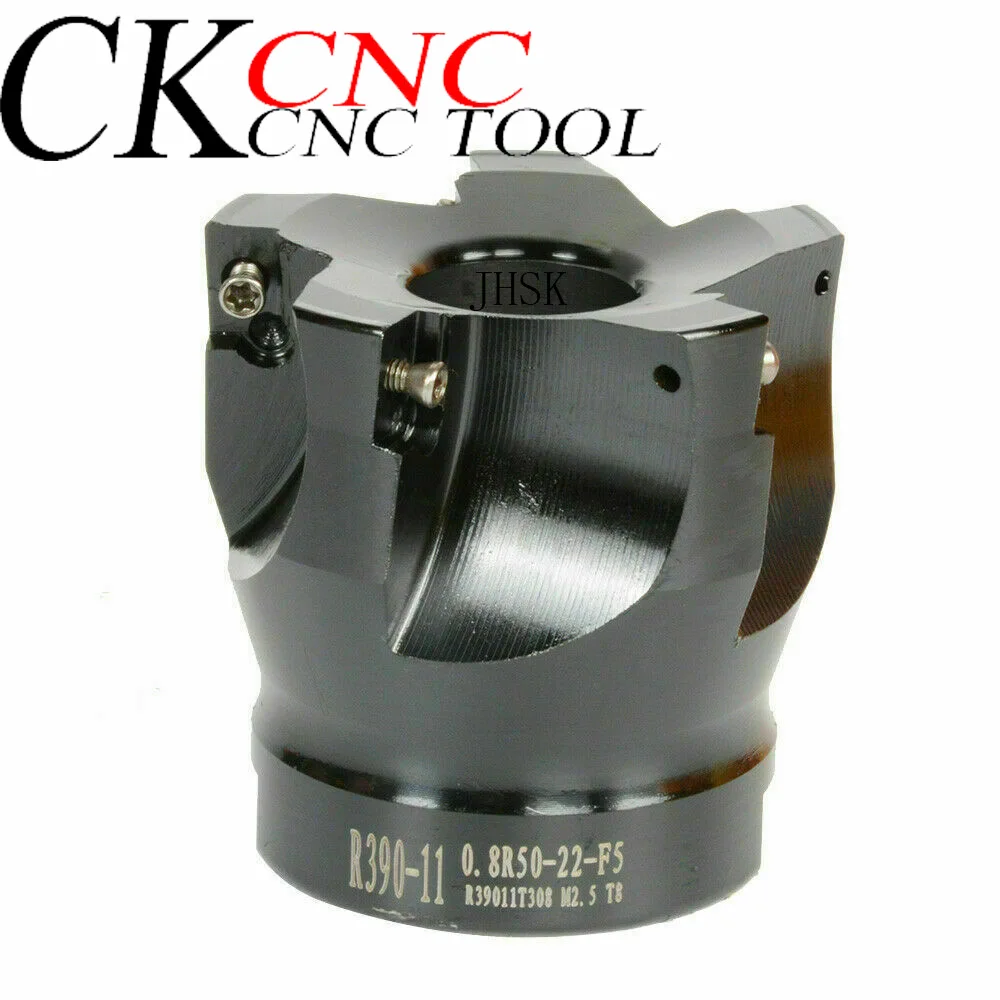 1 шт. R390-050Q22-11M 5 Флейта токарный станок с ЧПУ фреза+ 10 шт. R390-11T308M-PM твердосплавный инструмент для обработки деталей вращения фреза вставка