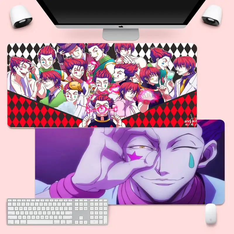

Hunter X Hunter Hisoka геймера Скорость коврик для мыши с изображением игровой коврик для мыши XL Большой геймер мягкая клавиатура PC стол коврик Takuo ан...