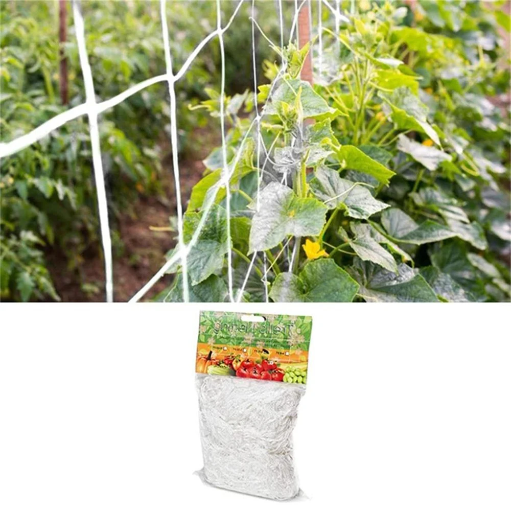 

Plant Trellis Netting Plant Support Grow Tent Climbing Net Gardening Woven Polyester Lattice Net For Orchard Garden Supplies