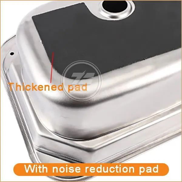 Раковина ручная Складная из нержавеющей стали с крышкой закаленного стекла |