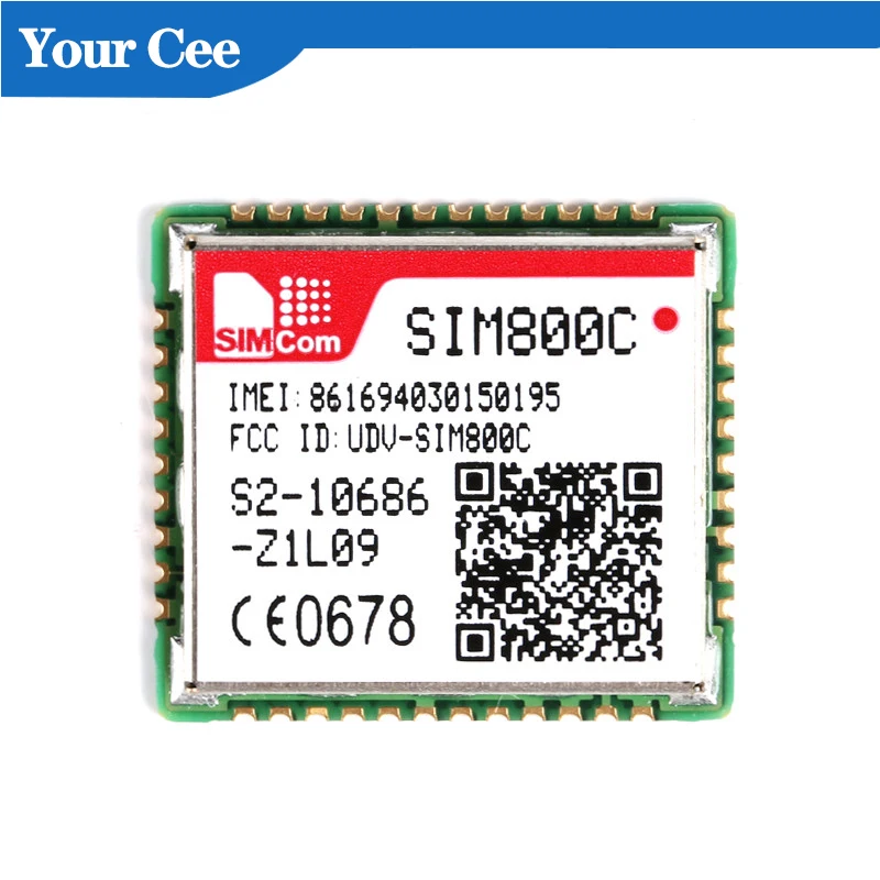 Четырёхдиапазонный модуль GSM GPRS SIM800C SIM800 с USB на SMS-сообщения антенной для