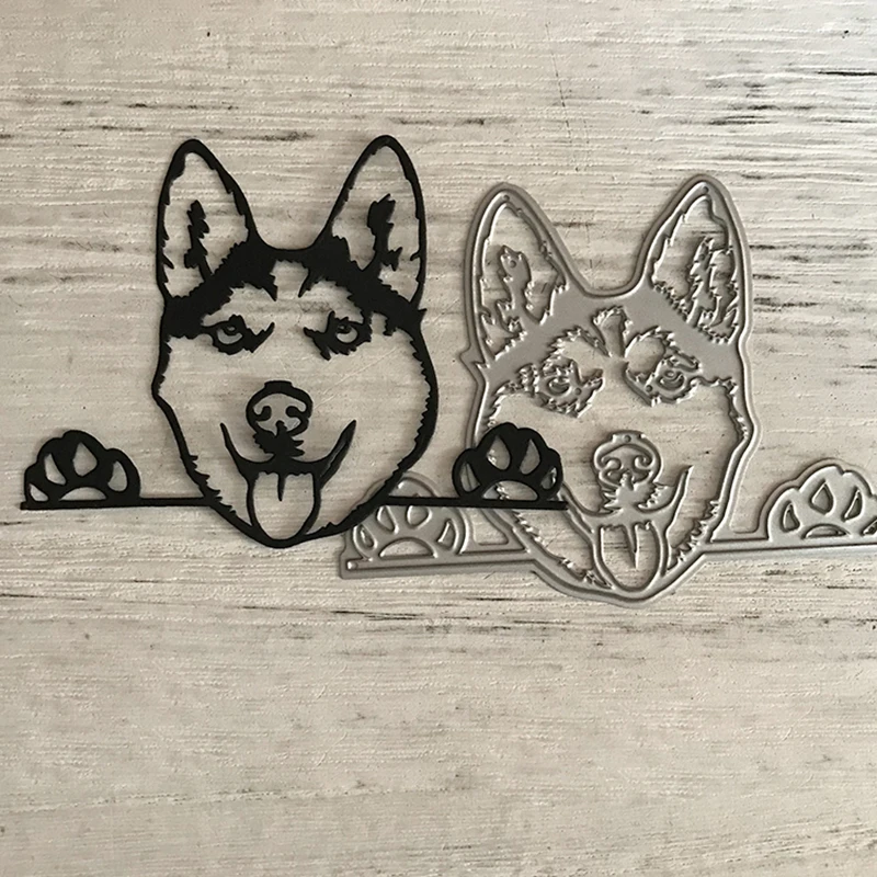 

MEET HUANG Dog Metal Cutting Dies for DIY Scrapbooking Album Paper Cards Decorative Crafts Embossing Die Cuts