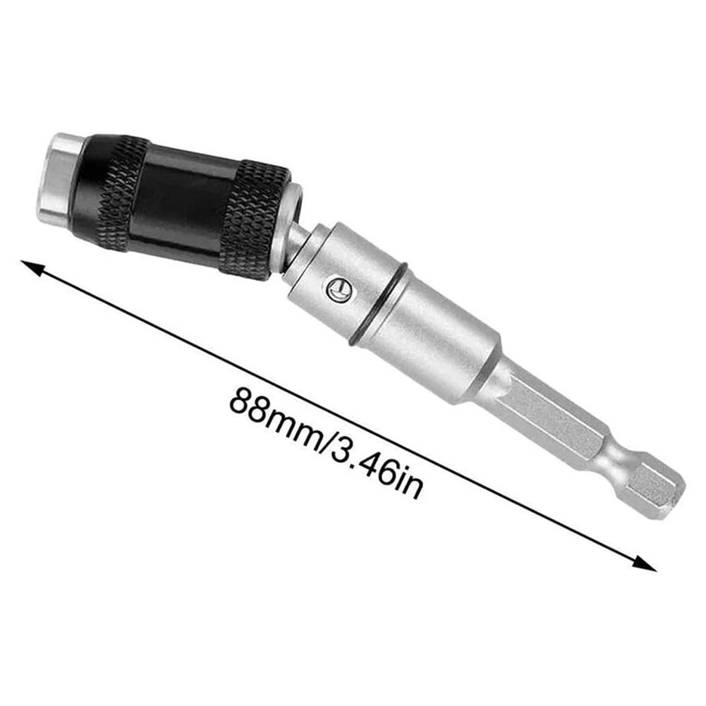 

Security Bit Set Extensions Quick Change Holder Quick Release Bit Holder Extension 1/4" with Magnetic Flexible 20 Rotatable