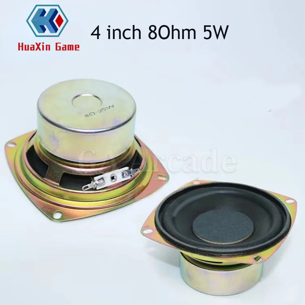 

1 Unit 4 inch High power 8 ohm 25W Speaker for DIY arcade game kit arcade machine parts game machine accessory