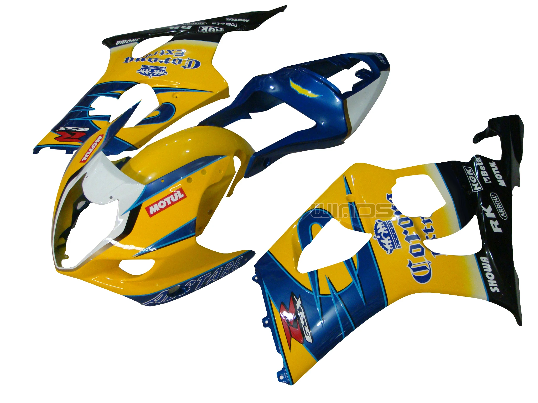 

Body Fairing Kit for Suzuki GSXR1000 K3 2003 2004 Injection Yellow Blue Bodywork ALSTARE Edition