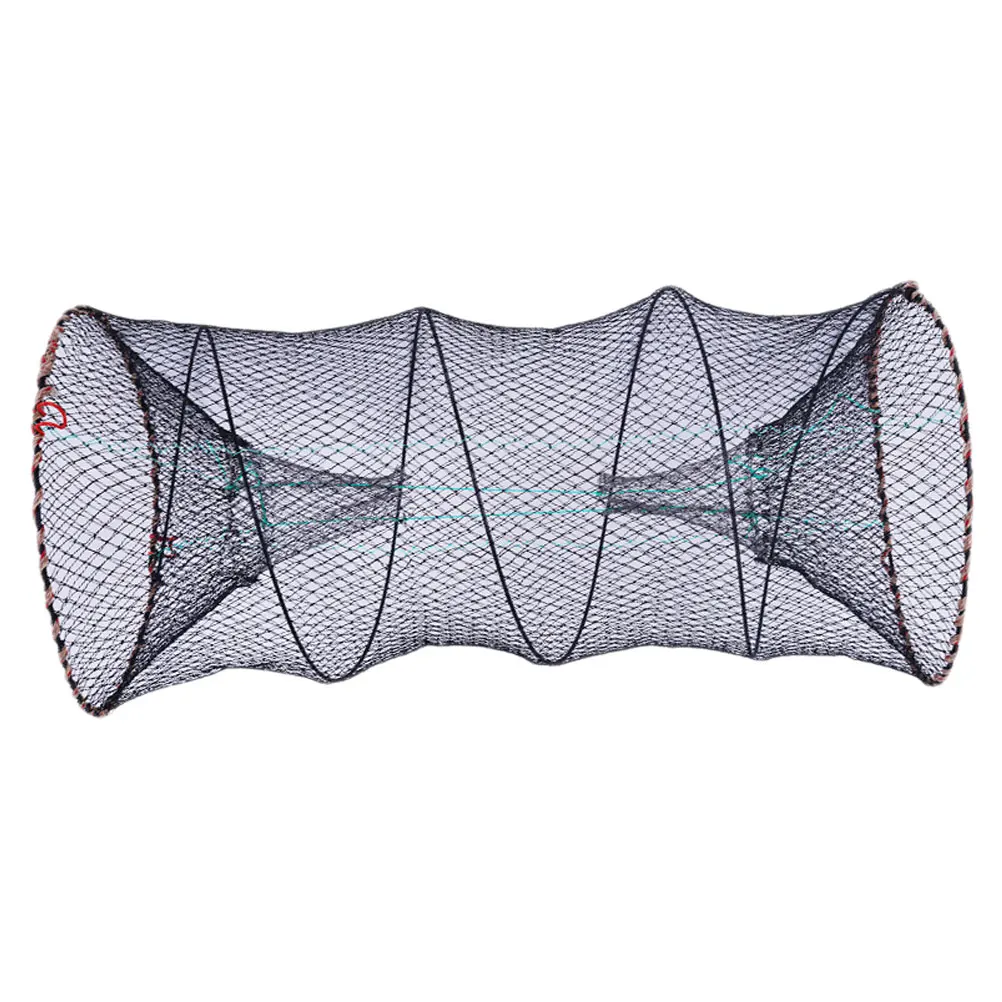 Прочная рыболовная сеть Складная сетка для приманки портативная клетка креветок