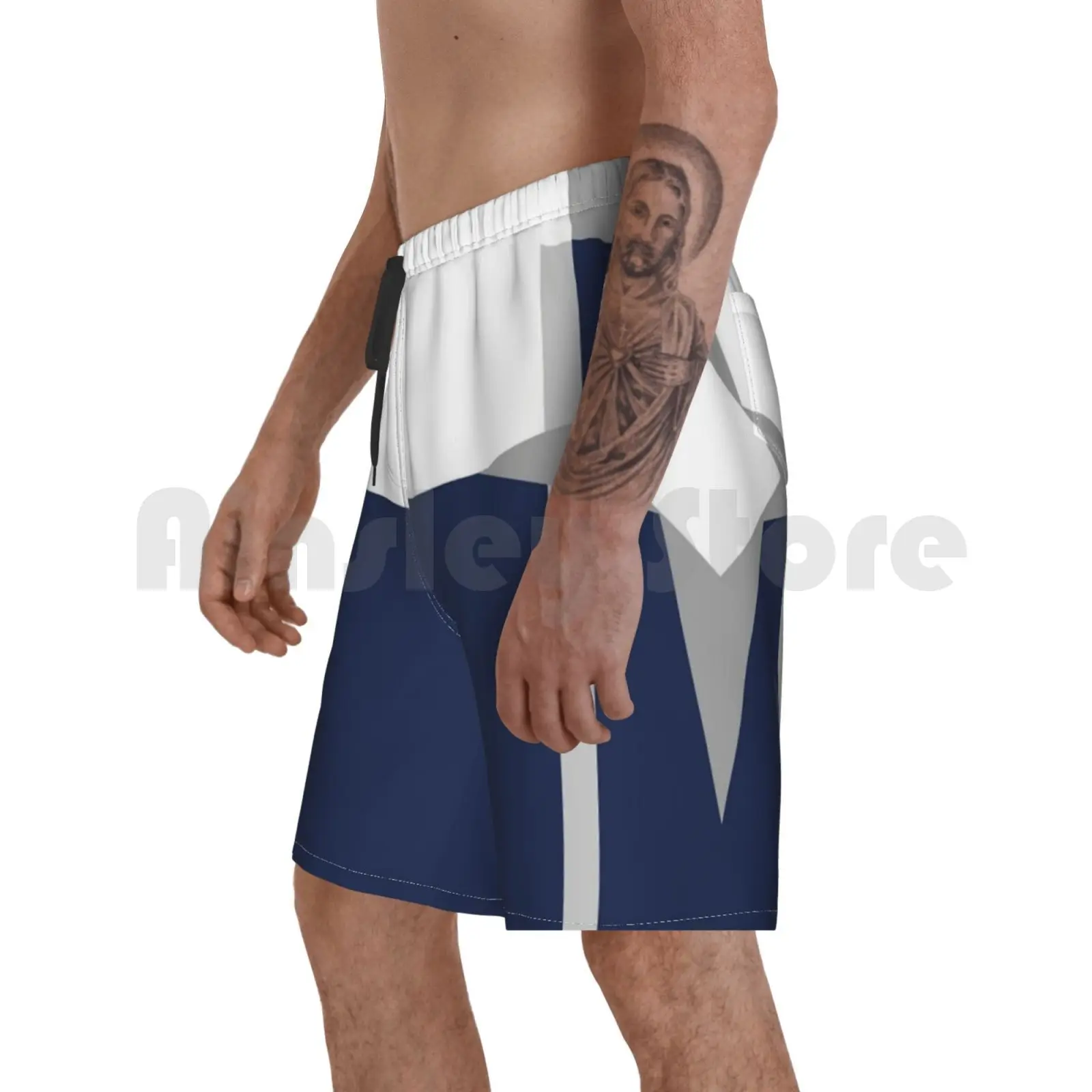 Пляжные шорты синие звезды 2014 форма Dci корпус барабанная группа походная