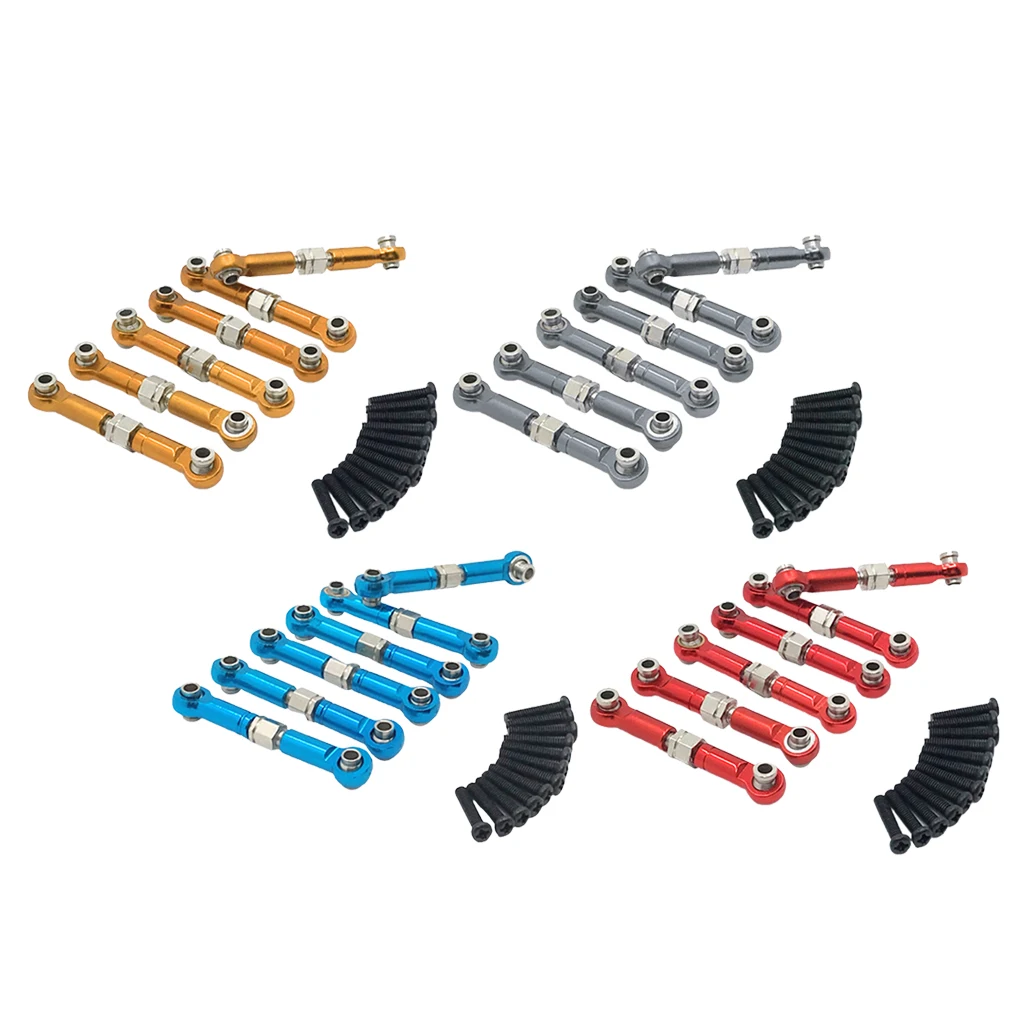 

RC Steering Servo Connecting Rod Set Suitable for HS 1/18 4WD Car Parts