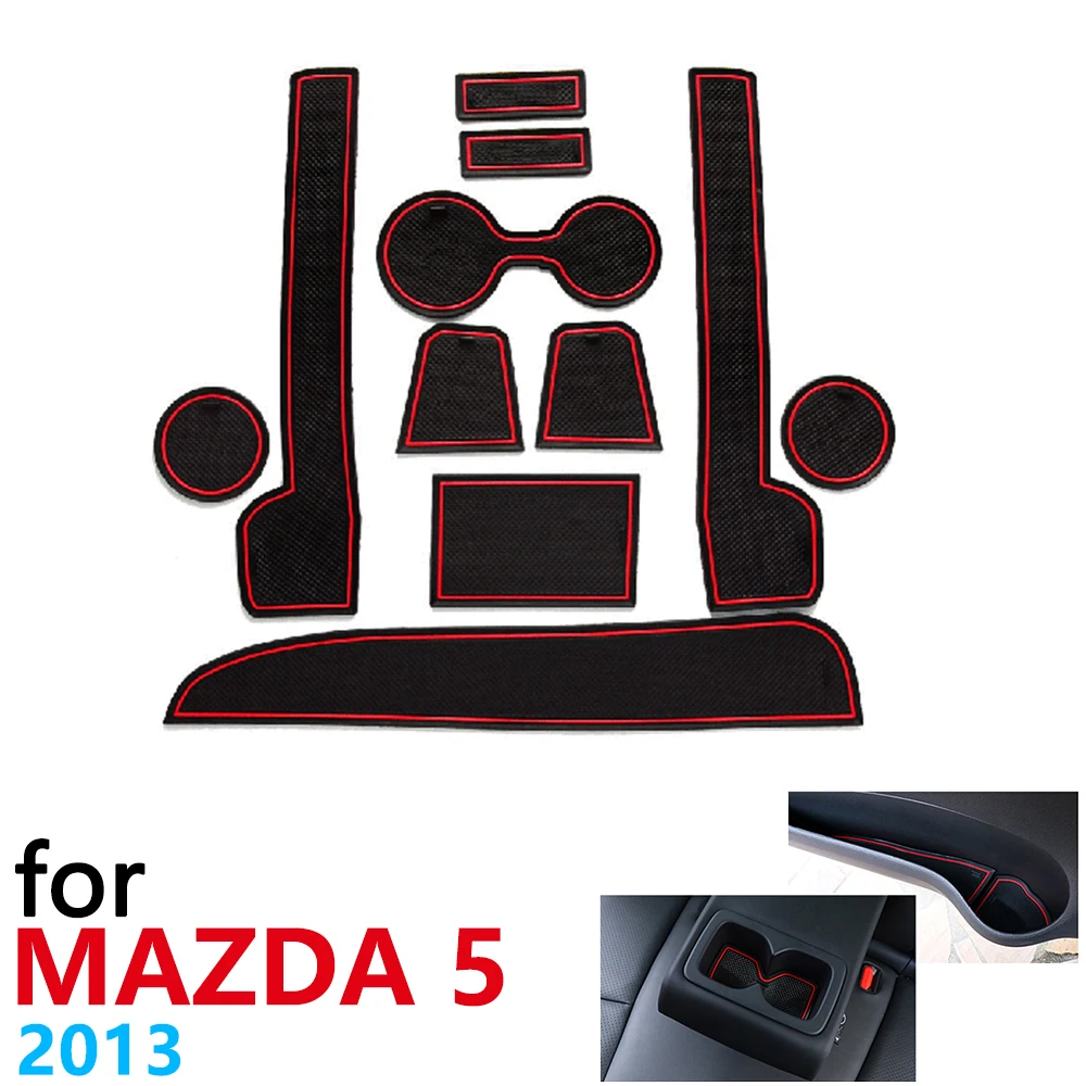 Противоскользящий резиновый коврик для чашки Mazda 5 Premacy Mazda5 2013 аксессуары