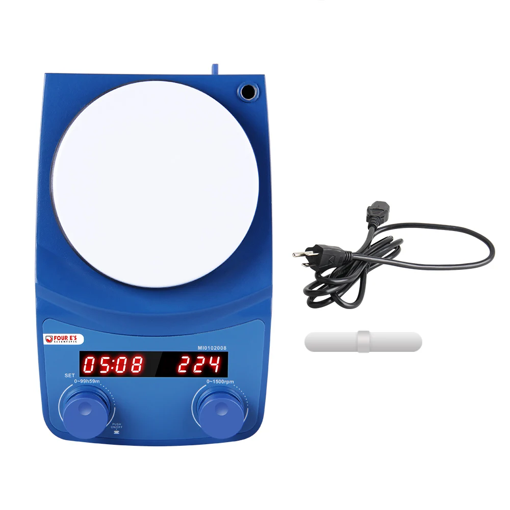 FOURE'S Магнитный мешалка лаборатория 5 дюймов светодиодный цифровой магнитный