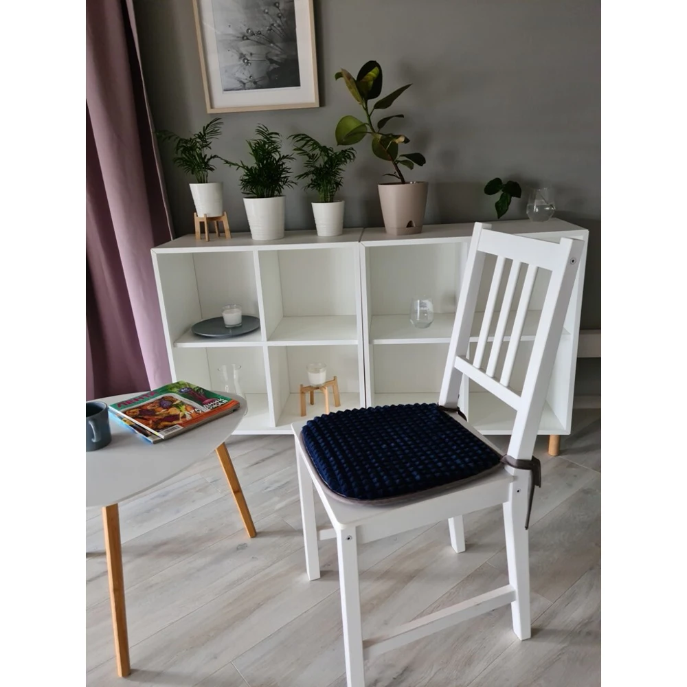 Галета 38/27х40х3 с завязками плюш темно-синий |