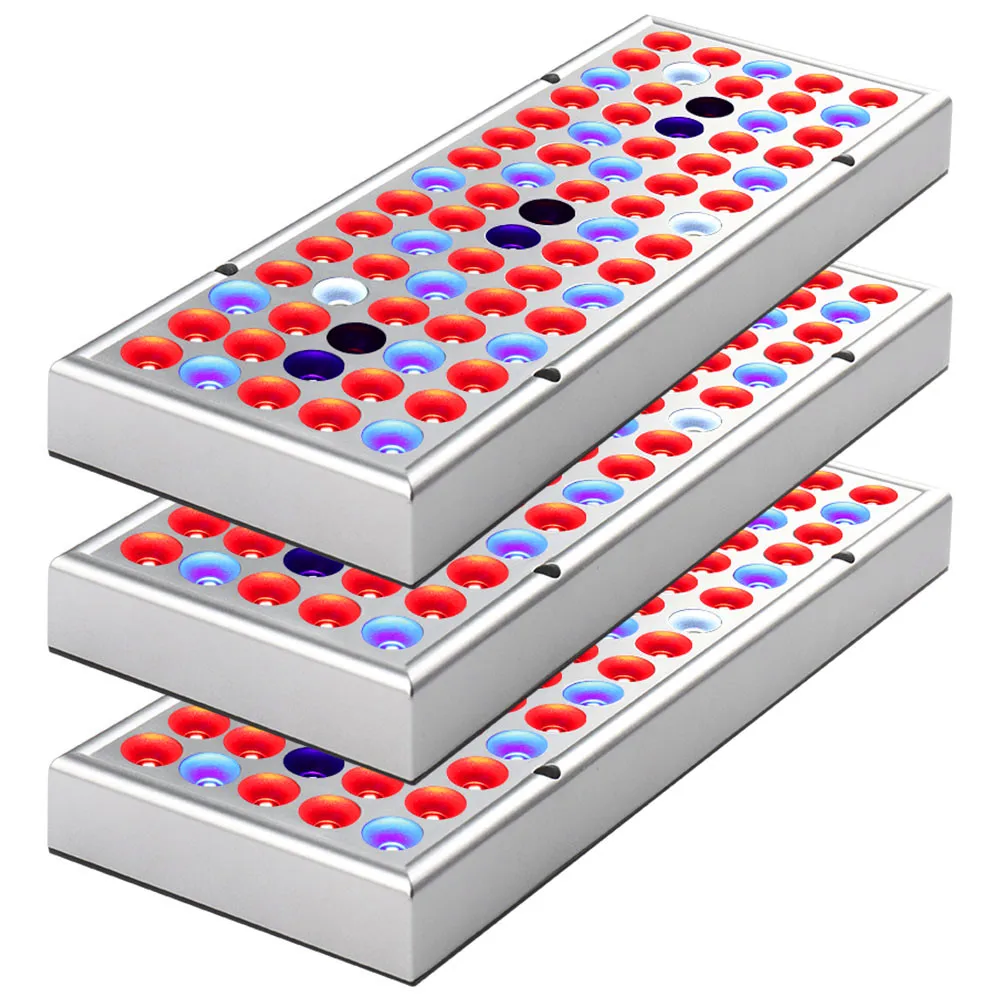 (3 шт./лот) Отражатель 75LED свет для выращивания растений полный спектр внутреннего