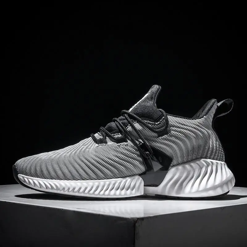 

High Quality Men Sneakers Lace Up Autumn New Cushioning Sport Shoes Men Black Red Gray Male Adult Running Shoes Men 39-45